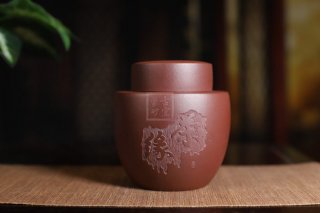 《紫砂茶葉罐》宜興紫砂壺民間藝人手工紫泥茶壺茶具紫砂 《紫砂茶葉罐》宜興紫砂壺民間藝人手工紫泥茶壺茶具紫砂